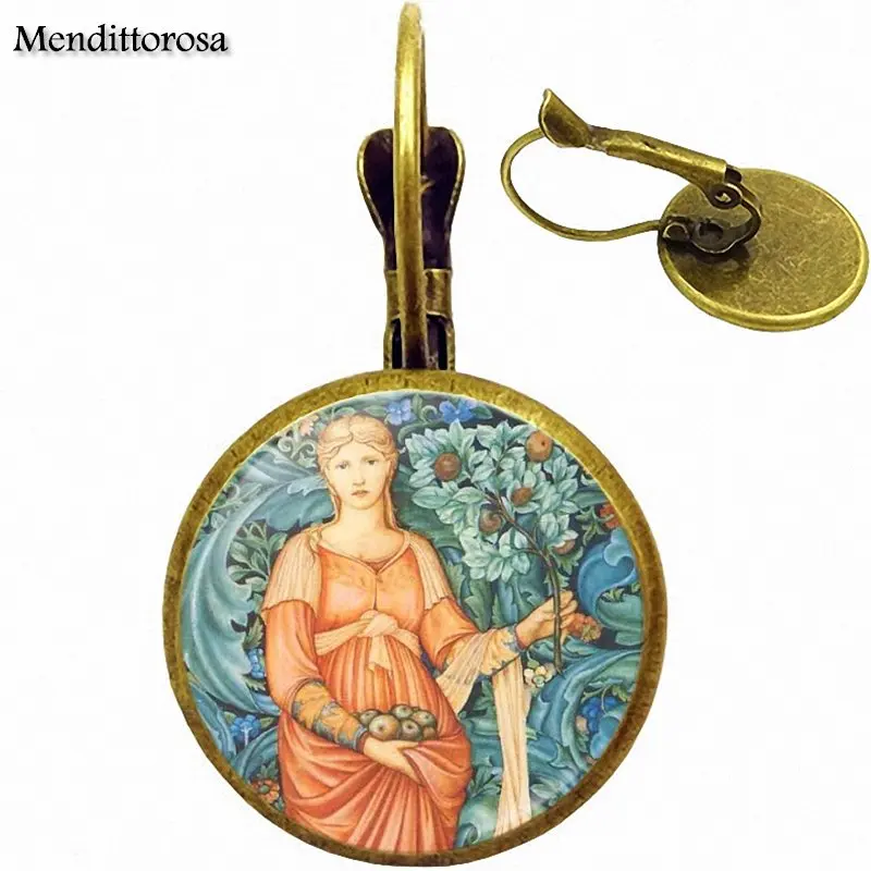 Luxury Brand Jewelry With Glass Cabochon For Women Men Party Roman Goddess of Flowers | Украшения и аксессуары