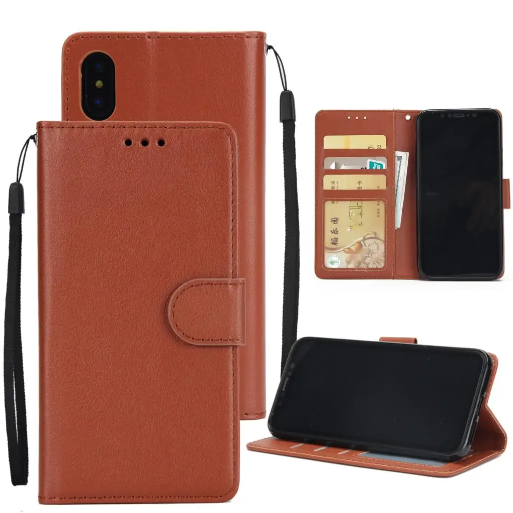 Кожаный чехол для iPhone 11 Pro XS Max 6 6s Plus 7 8 Plus X XR, Роскошный кошелек со слотом для карт, откидная крышка для телефона, чехол для iPhone 5 5S se