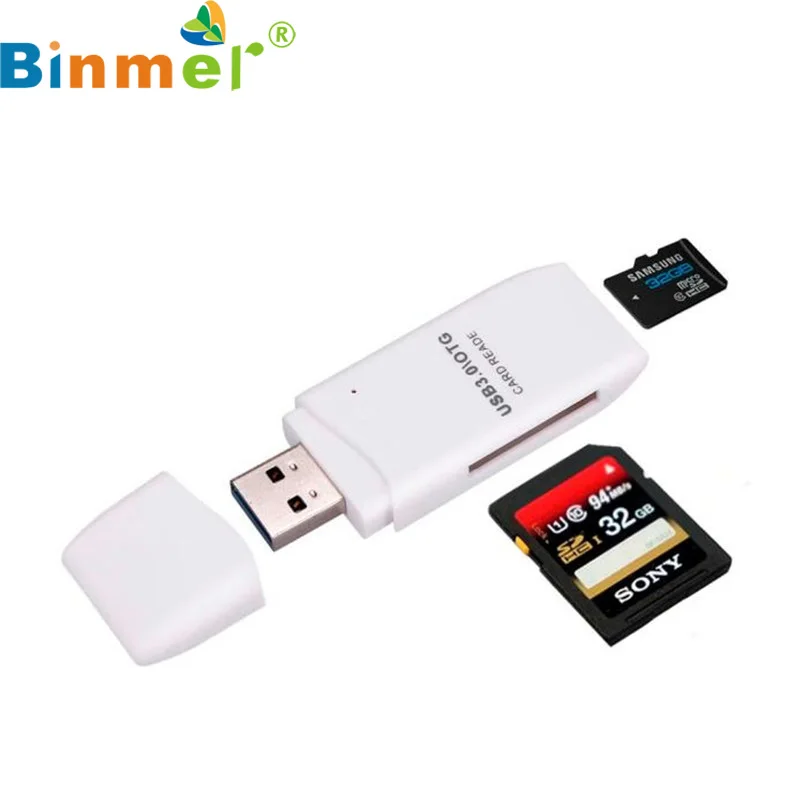Binmer Заводская цена мини 5 Гбит/с Супер Скоростной USB 3 0 Micro SD/SDXC TF кардридер адаптер