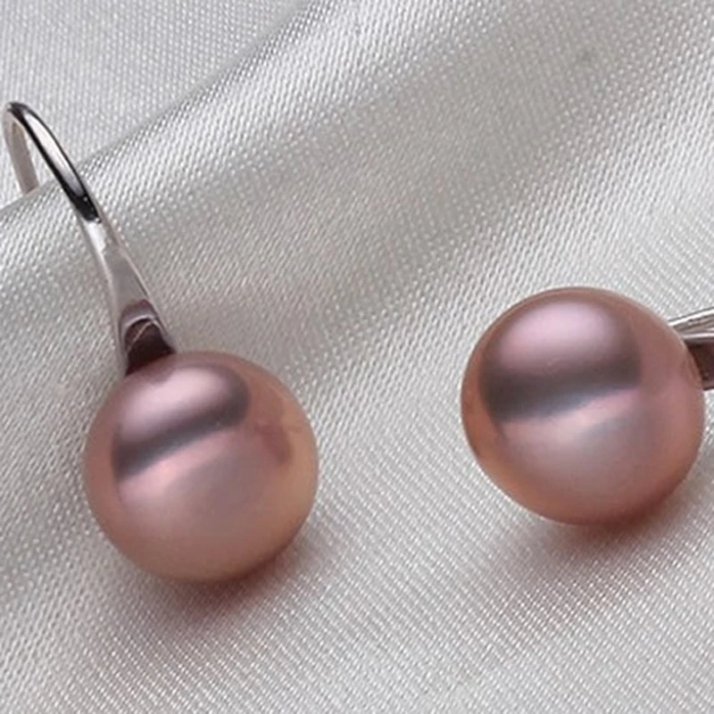 Высококачественные серьги из натурального пресноводного жемчуга для женщин