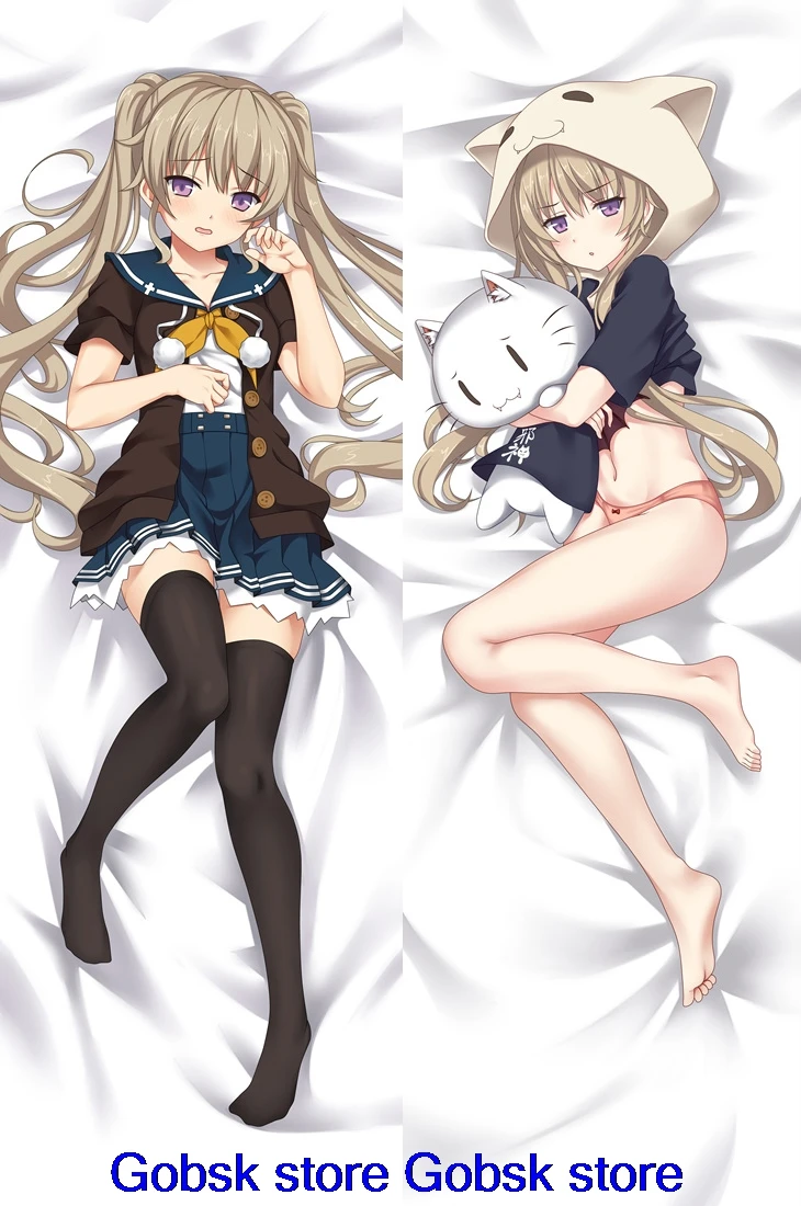 2017 обновление аниме Ao no Kanata Four Rhythm Arisaka Mashiro Ichinose Rika Подушка Dakimakura чехол облегающая