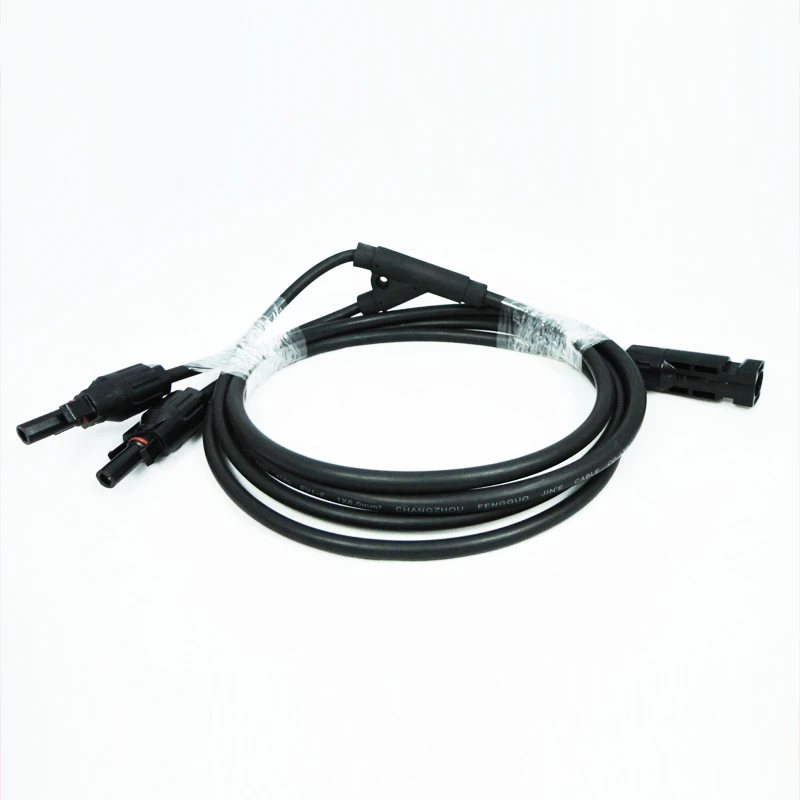 20 шт./лот 2 м 4mm2 (12 AWG) MC4 Удлинительный кабель с типный коннектор PV tuv ul Стандартный