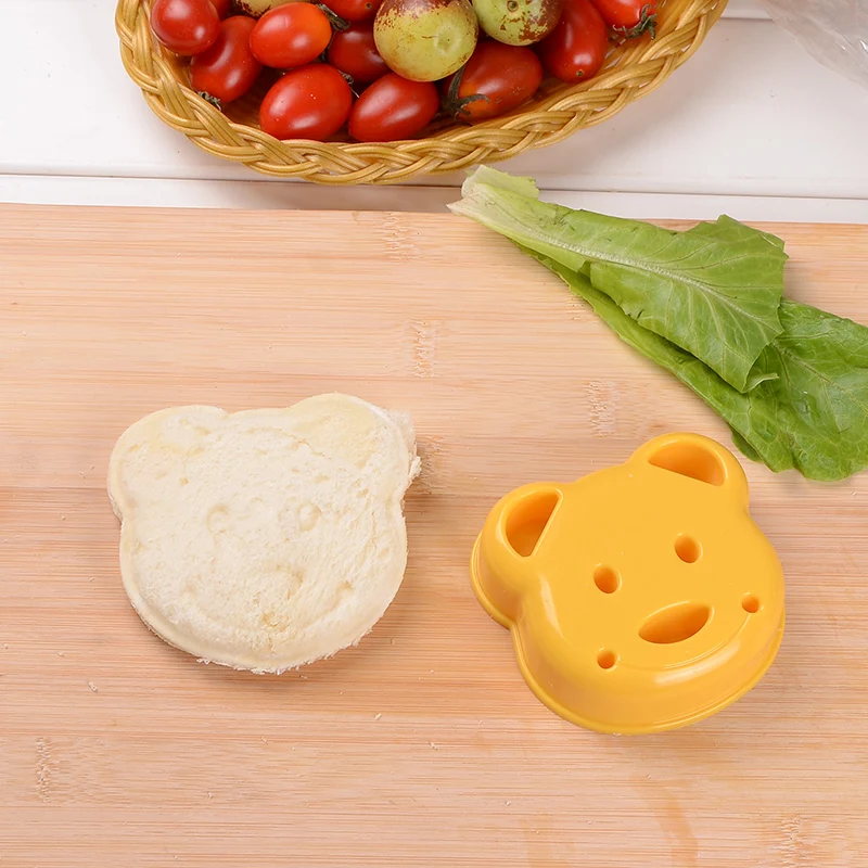 Little Bear Shape Sandwich Mold Bread Biscuits Embossed Device Cake Rice Balls Lunch Embossing H08 | Дом и сад