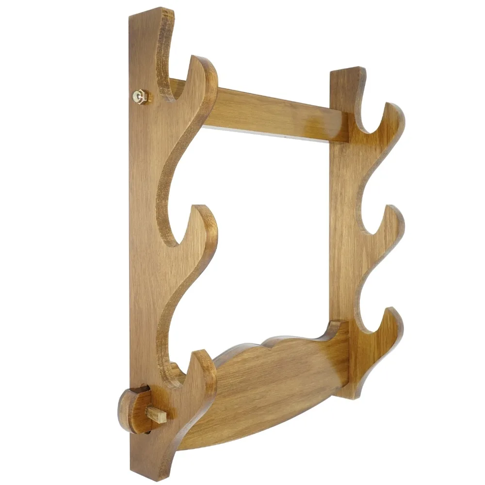 Настенное крепление из настоящей древесины самурайский меч катана