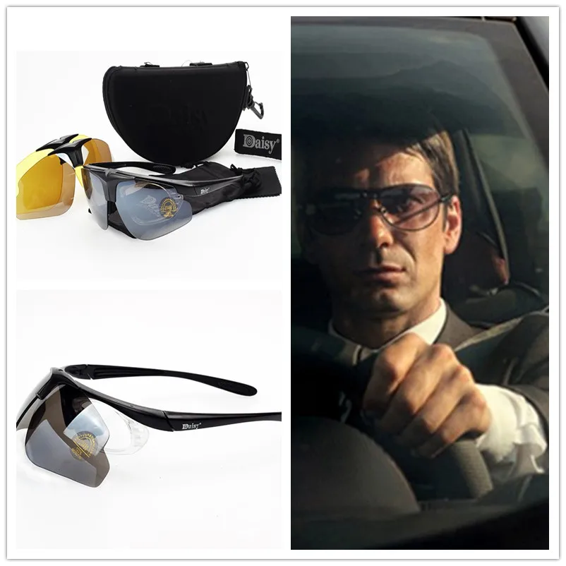 Мужские тактические очки Daisy C1 для езды на мотоцикле велоспорта активного отдыха