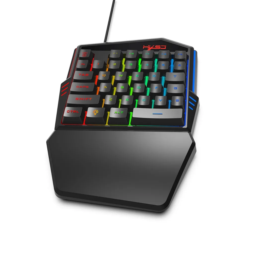 VOBERRY HXSJ HZ22 эргономичный многоцветной кабель для подсветки клавиатуры и мыши