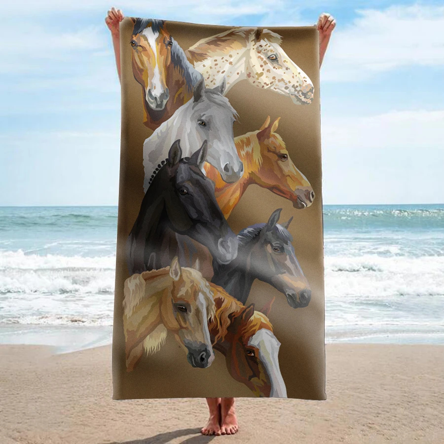 GNORRIS изготовленное на заказ пляжное полотенце из микрофибры с песком