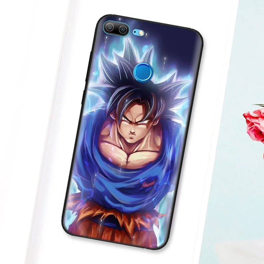 Черный силиконовый чехол-сумка для huawei Honor 10i Y7 Y6 Y5 Y9 8X 8C 8S 9 10 Lite Pro Enjoy 9E 9S Dragon Ball Son Goku