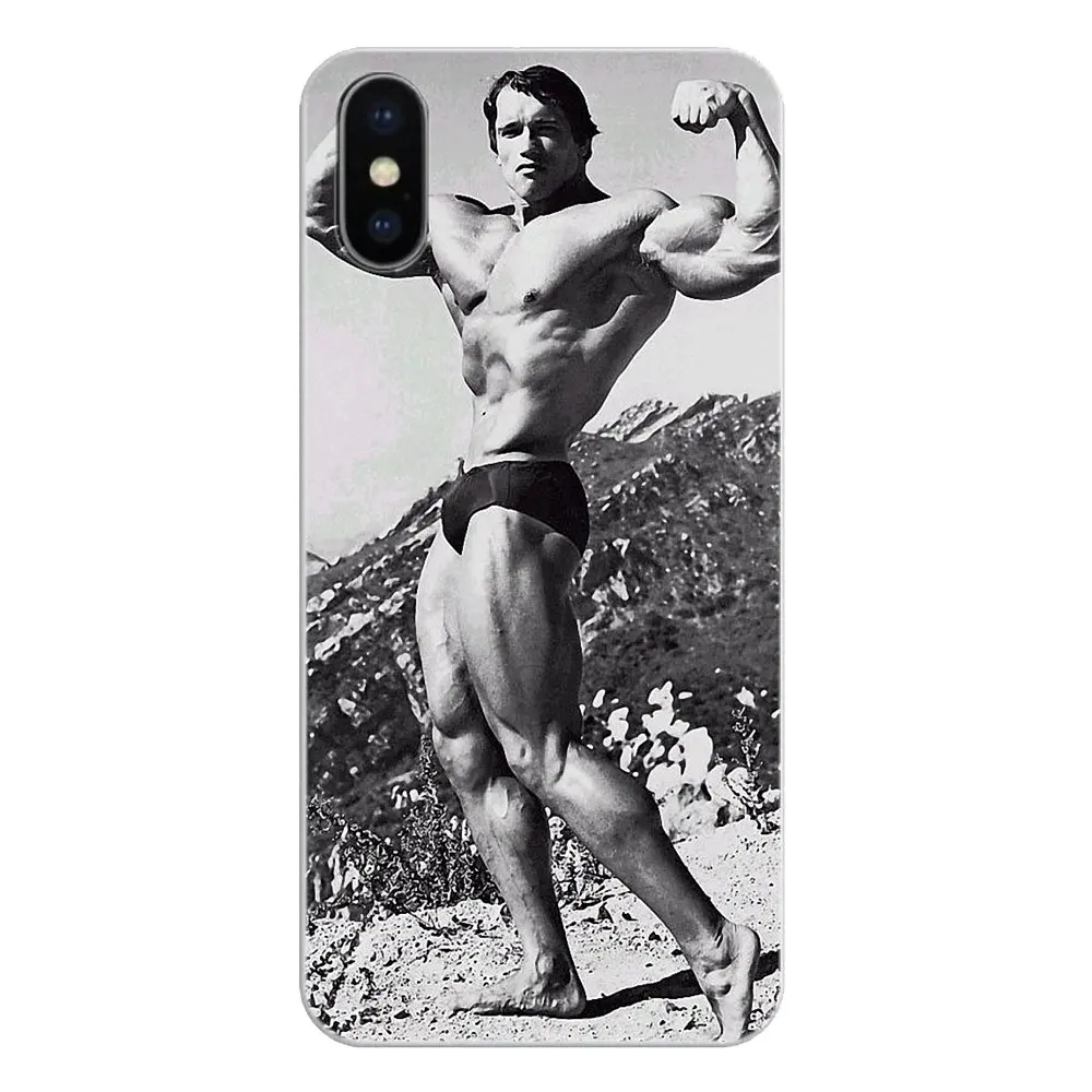 Чехол для Samsung Galaxy Note 8 9 S9 S10 A8 A9 Star Lite Plus A6S A9S Arnold Schwarzenegger Shut Up Train Бодибилдинг мягкий