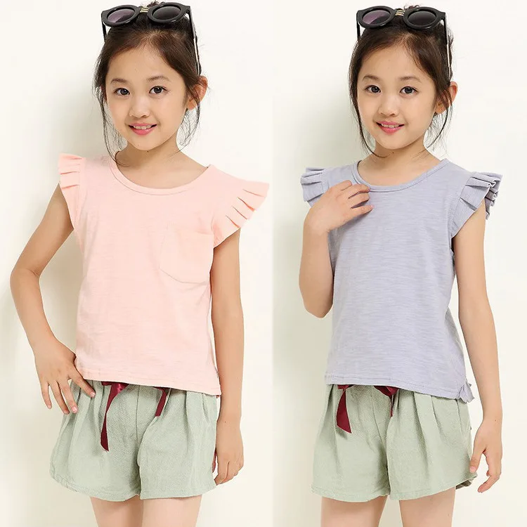 Комбинезон для принцессы 2016 г. Комплект одежды в Корейском стиле девочек от 3 до 10