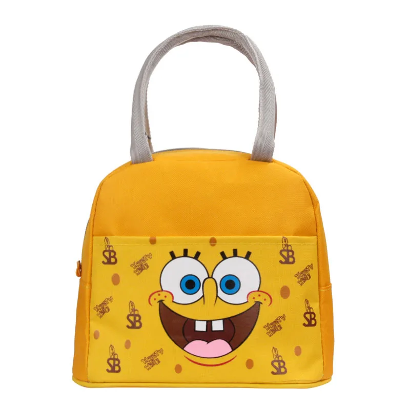 Portable Cartoon Cute girl Lunch Bag Insulated Cold Canvas Picnic Totes Carry Case For Kids Women Thermal Free Shipping | Багаж и сумки
