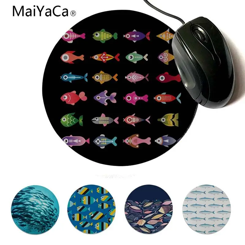 MaiYaCa винтажный крутой игровой скоростной коврик для мыши с рыбками розничная