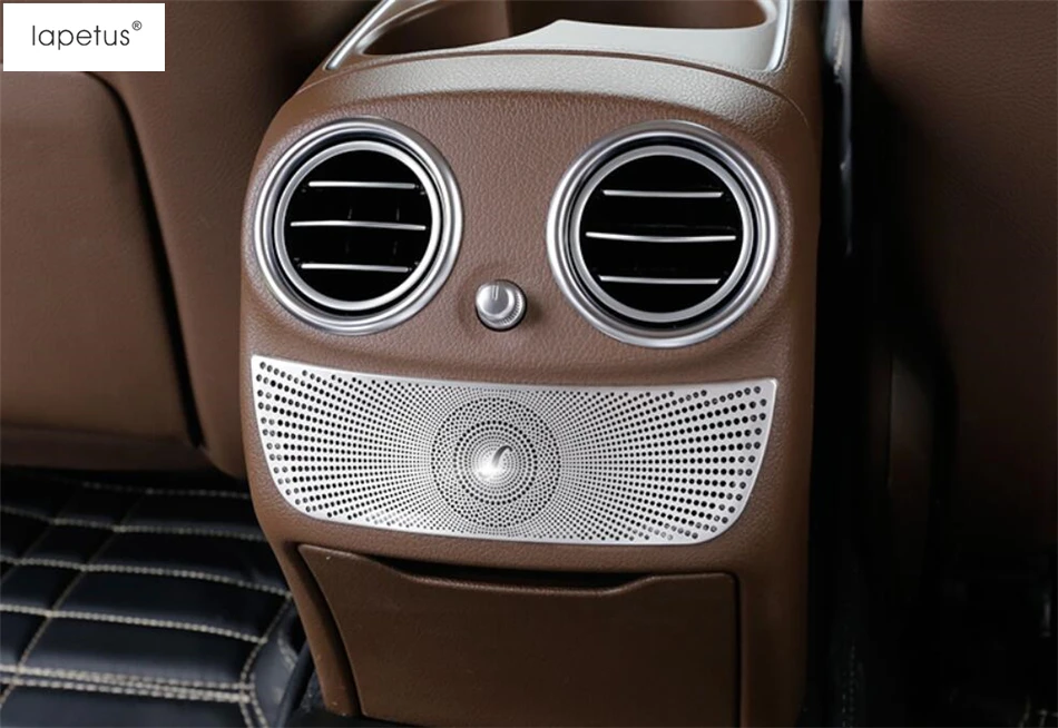 

Accessories Fit For Mercedes Benz E CLASS W213 2016 - 2021 Armrest Box Rear Air Conditioning Vent Outlet Sequins Cover Kit Trim