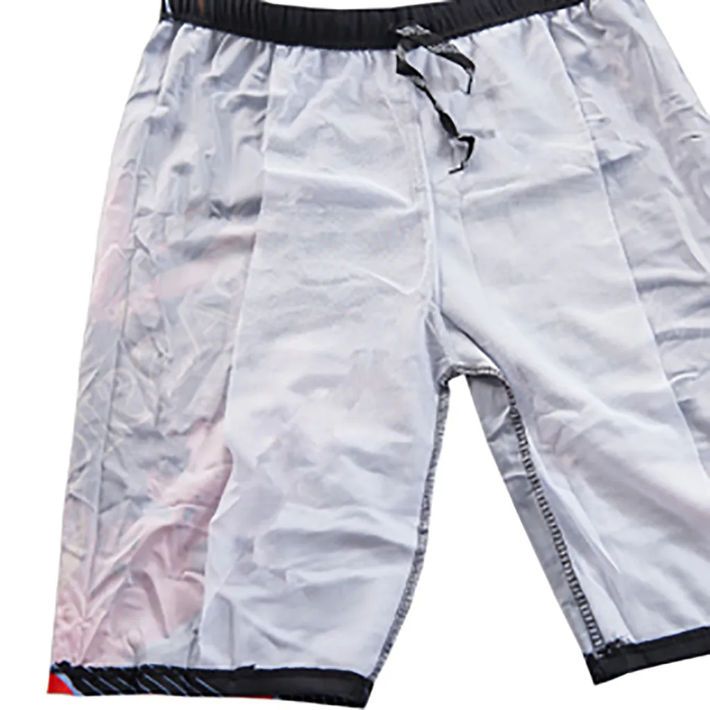 Мужская одежда для плавания с принтом мужские шорты трусы пляжные спортивные