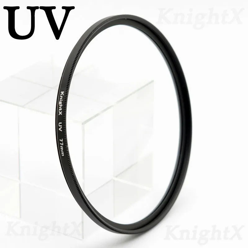 Фильтр KnightX UV MCUV HD для sony nikon canon dslr аксессуары объектива камеры fotografie objectif p500 49 52 55