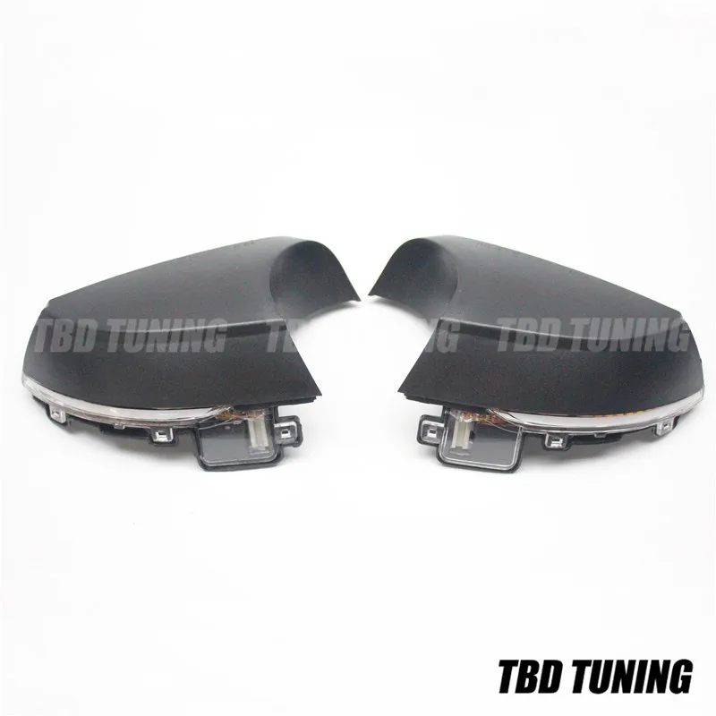 Blinker Signal Led Для VW Volkswagen POLO Jetta- углеродное волокно Mirorr крышка мигалка Динамический указатель поворота Led - Цвет: Blinker Signal Led