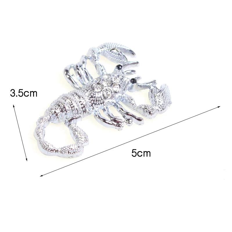 

Scorpion Metal Badges Emblems with Rhinestone Diamand 3D