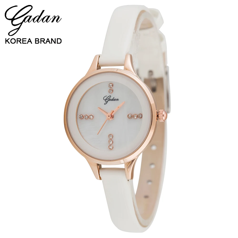 Аутентичные Корейский ядан ретро досуг моды кожаные часы небольшой набор