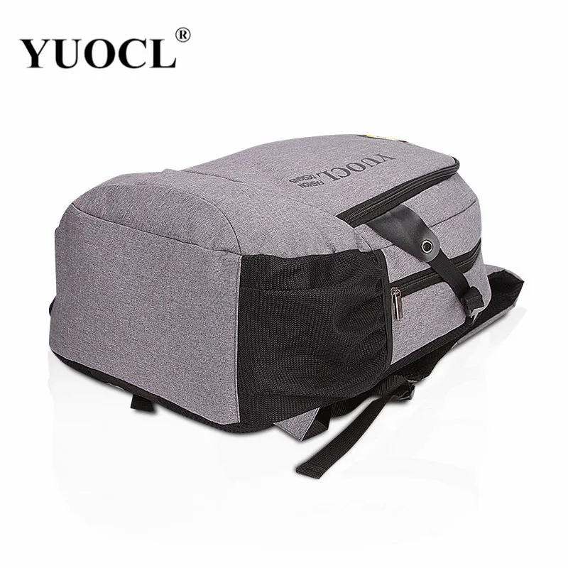 Мужской холщовый рюкзак YUOCL для студентов колледжа повседневные Рюкзаки