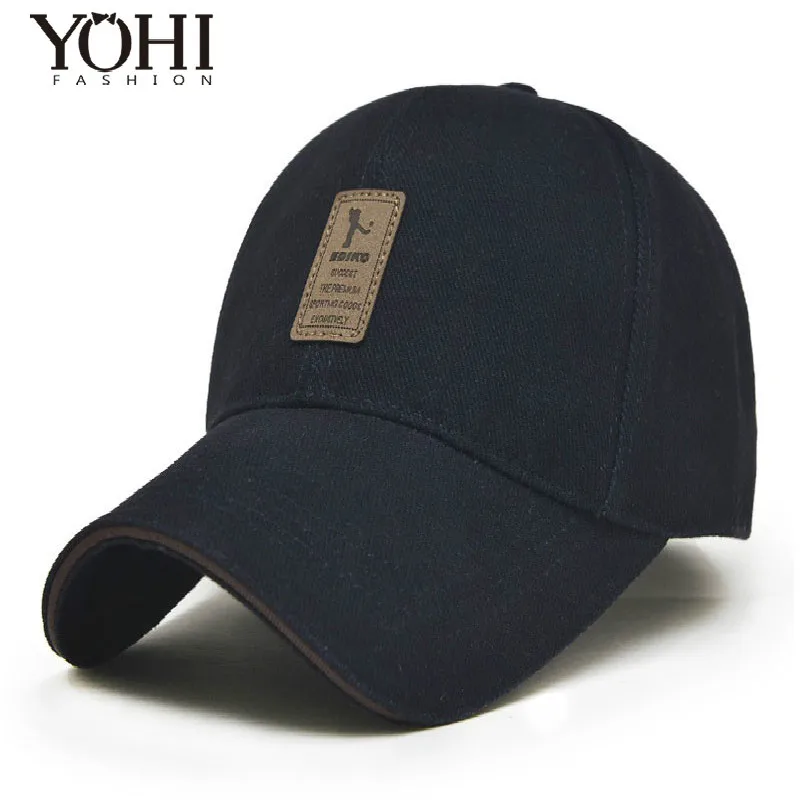 

Оптовая продажа, бейсболка, Мужская Регулируемая Кепка, Повседневная Кепка для отдыха, одноцветная модная кепка Snapback, осенняя хлопковая кеп...