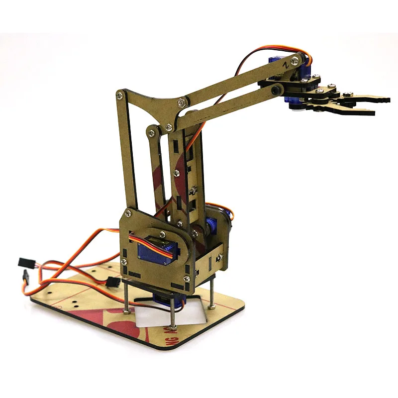4 DOF Unassembly акриловая механическая рука робота манипулятора коготь для Arduino Maker