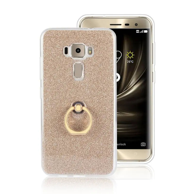 Стенд для колец на палец чехол Asus Zenfone 3 Zenfone3 ZE520KL блеск сцепление задняя крышка