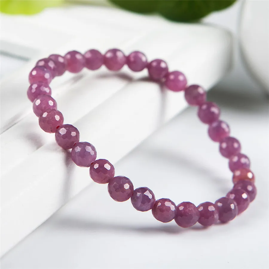 Подлинный Красный натуральный рубин драгоценный камень кристалл круглый шарик