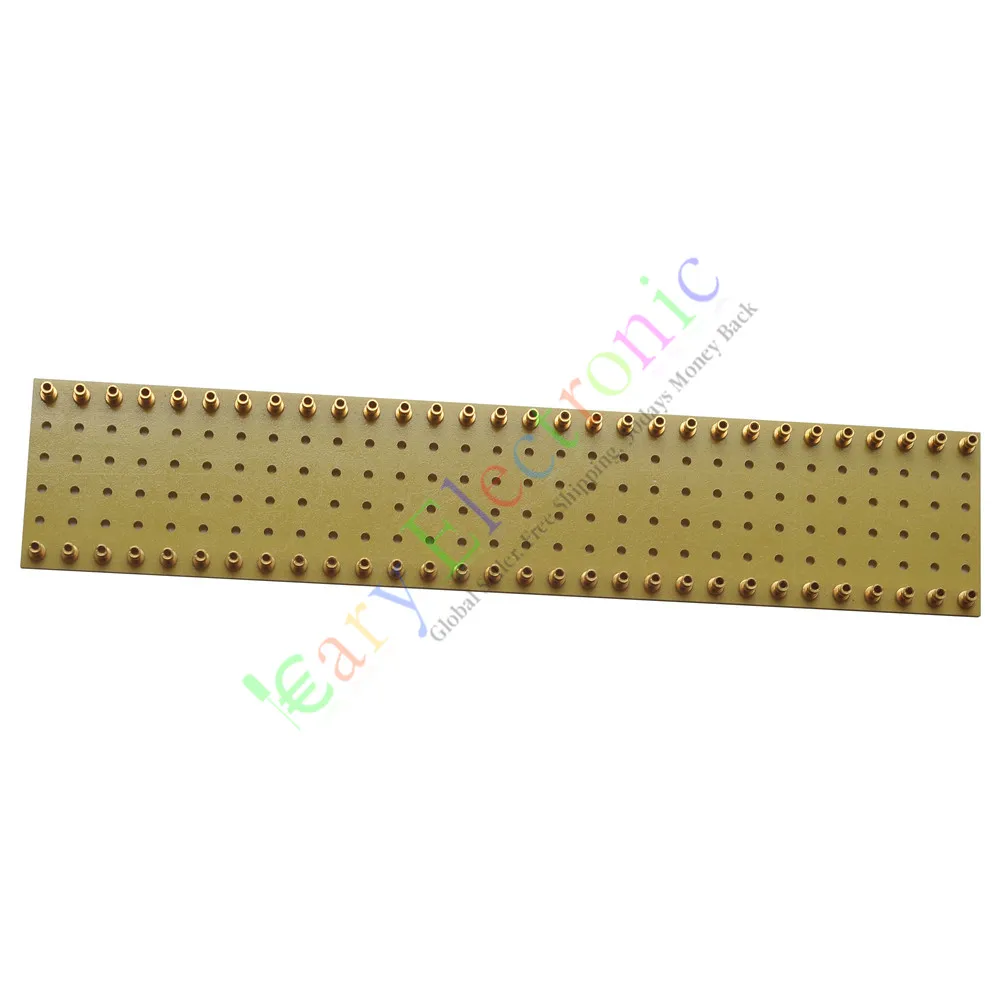 Wholesale and retail 20pc copper plated Gold Fiberglass Turret Terminal Strip 60pin Lug Tag Board DIY free shipping |