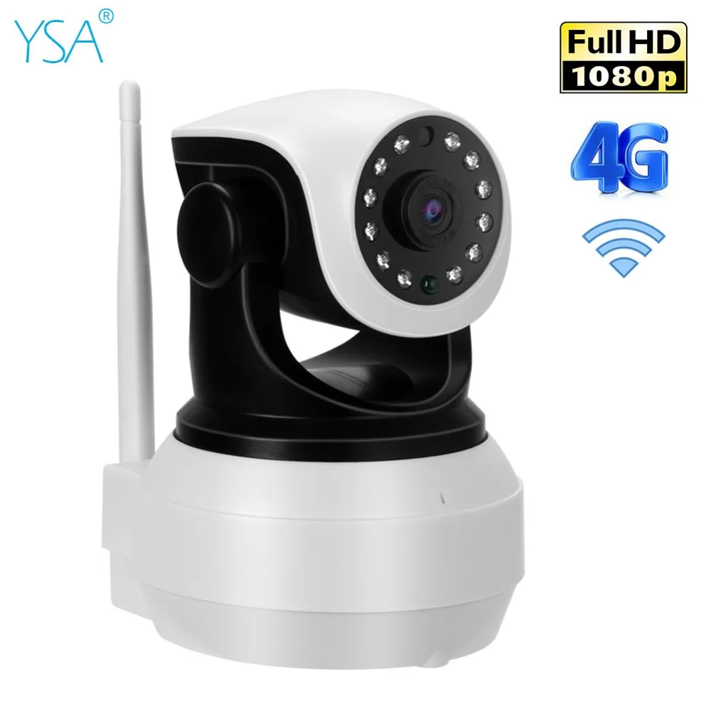 YSA 1080P HD домашняя беспроводная ip камера Wifi 3G 4G sim карта 2MP детская безопасности