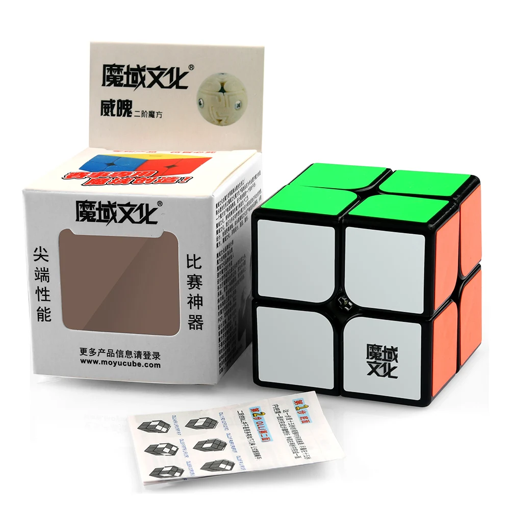 D-FantiX Moyu Weipo 2x2 скоростной куб 2x2x2 магический Развивающие головоломки игрушки для