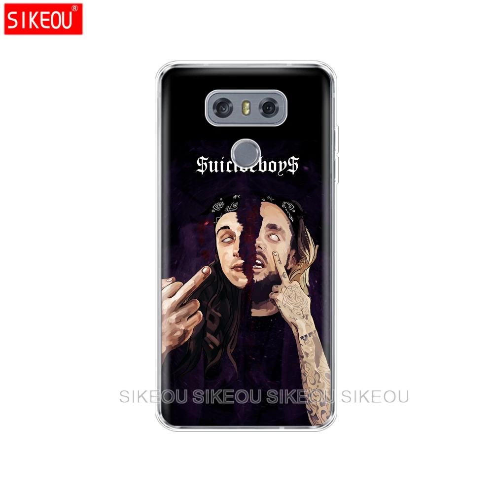 Силиконовый чехол для телефона LG G7 Q8 Q6 G6 MINI G5 V30 V7 V9 k10 k8 X POWER 2 $ uicideboy suicideboys