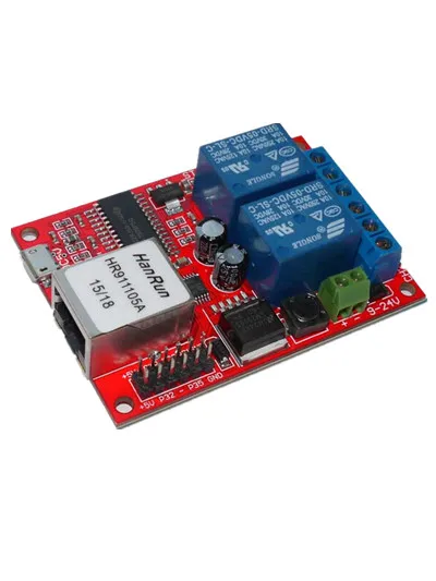 Новое поступление электронный комплект платы LAN Ethernet 2-способ реле доска