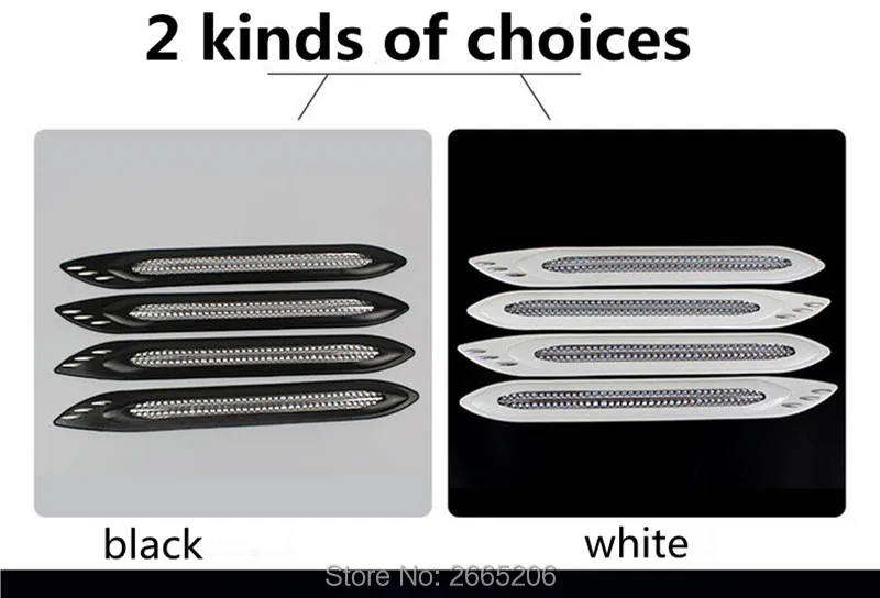 4 шт. автомобиль противоскользящая полоса бампер Защитная крышка Анти для Honda fit