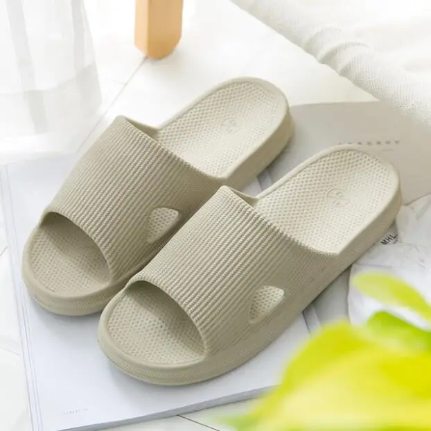 Khaki Xiaomi/оригинальные летние спортивные шлепанцы для купания; нескользящие массажные тапочки с прорезями для ног; Эргономичная Мужская обувь; женская обувь - Цвет: Khaki