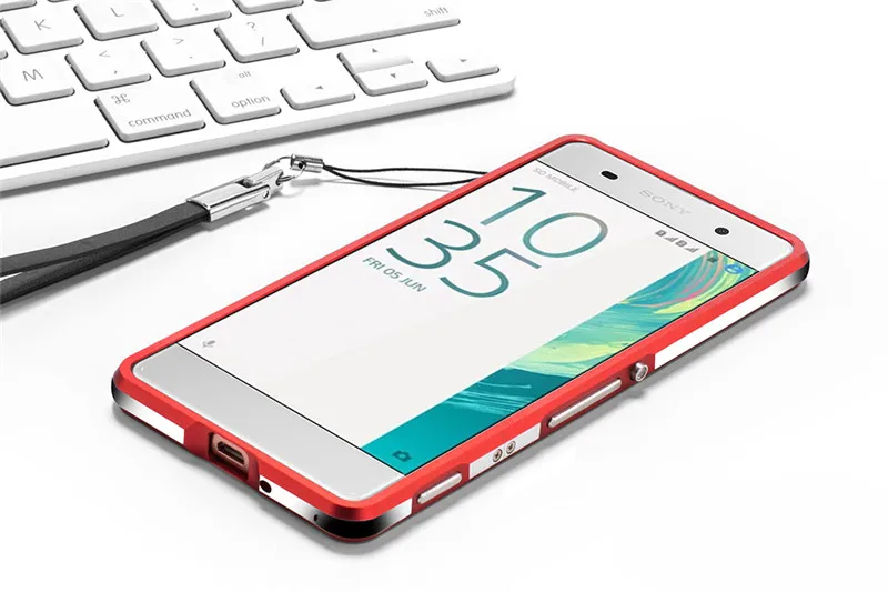 Бампер для Sony Xperia XA Ultra F3211 металлический алюминиевый каркас чехол F3212 Dual F3216 6