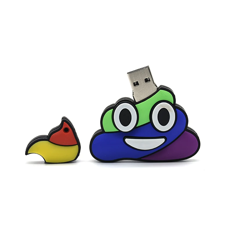 Забавный флеш накопитель usb Emotion Poo Shape 4 ГБ 8 16 32 64 ГБ|usb flash drive 4gb|flash driveusb |