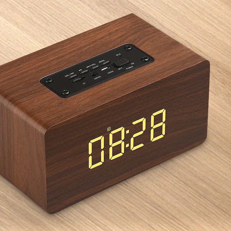 Деревянная Беспроводная Bluetooth-Колонка Queenview портативная HiFi-колонка s-Shock бас
