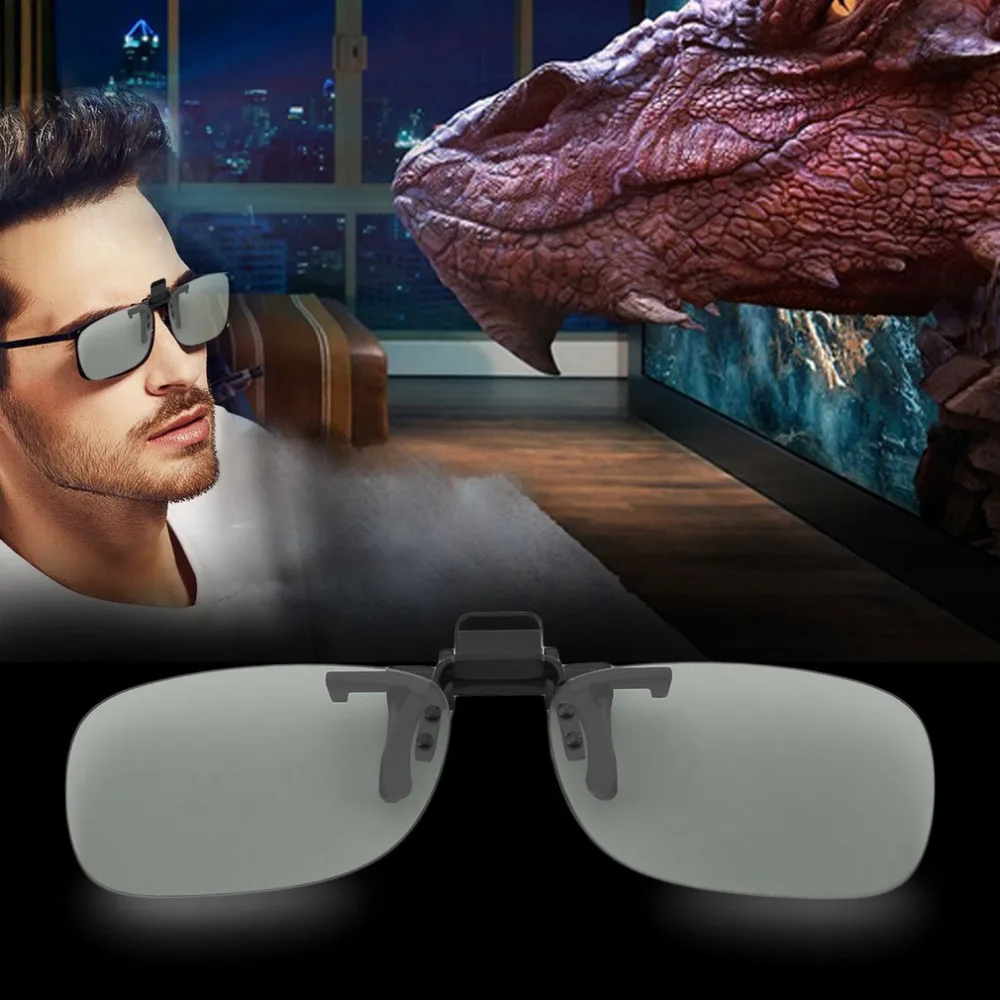 Профессиональные 3D Легкие мужские женские клипсы на типе пассивные круговые