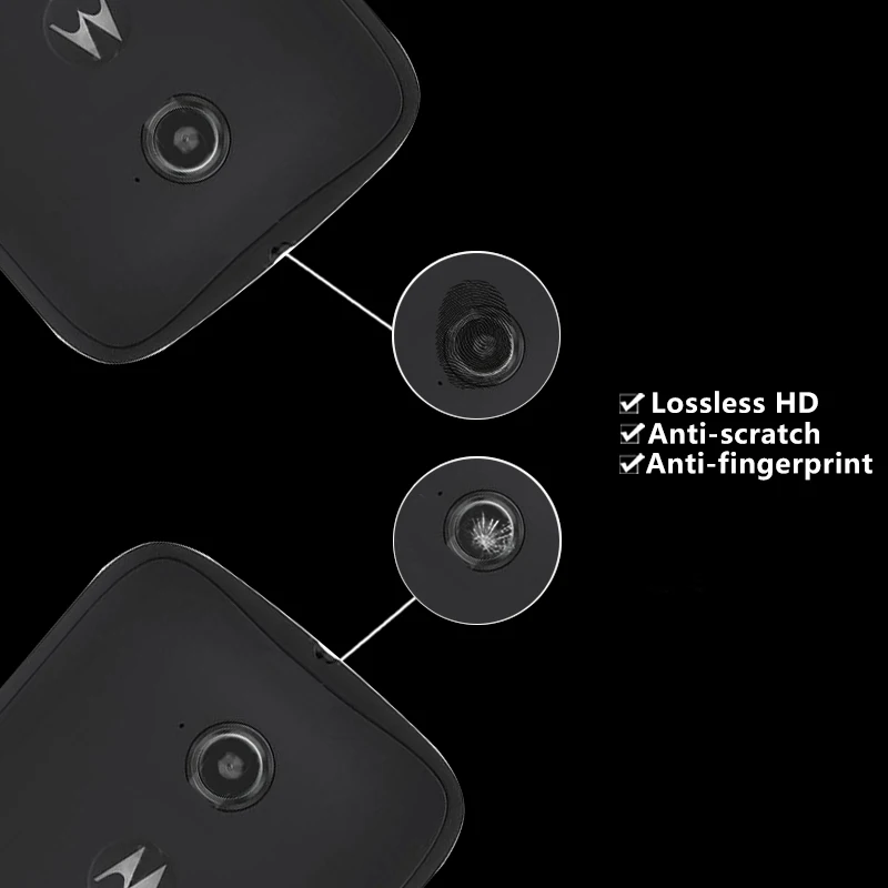 Ультратонкая Защитная пленка для задней камеры из закаленного стекла Motorola Moto XT1254