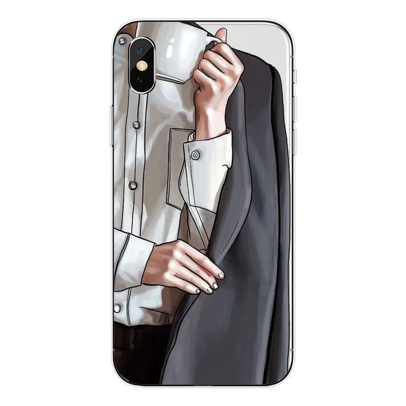 Для iPhone X 10 5,8, мягкий чехол из ТПУ с Эйфелевой текстурой для iPhone 6, 6 S, 7, 8 Plus, 5S, SE, 7, 8, Париж, Vogue, Роскошный прозрачный силиконовый чехол для телефона - Цвет: TPU