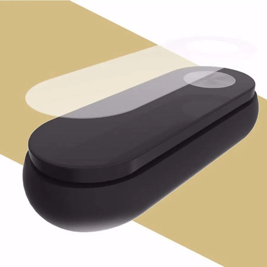 10 шт./упак. Защитная пленка для экрана Mi Band 2 ультратонкая Защитная пленка для экрана Miband 2 с отверстием/полным покрытием