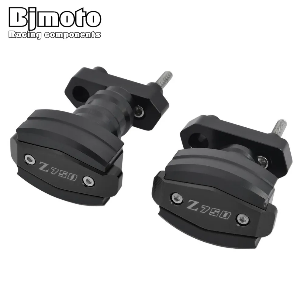 BJMOTO для Kawasaki Z750 2007 2012 Z750R 2011 защитная рама мотоцикла CNC алюминиевые слайдеры