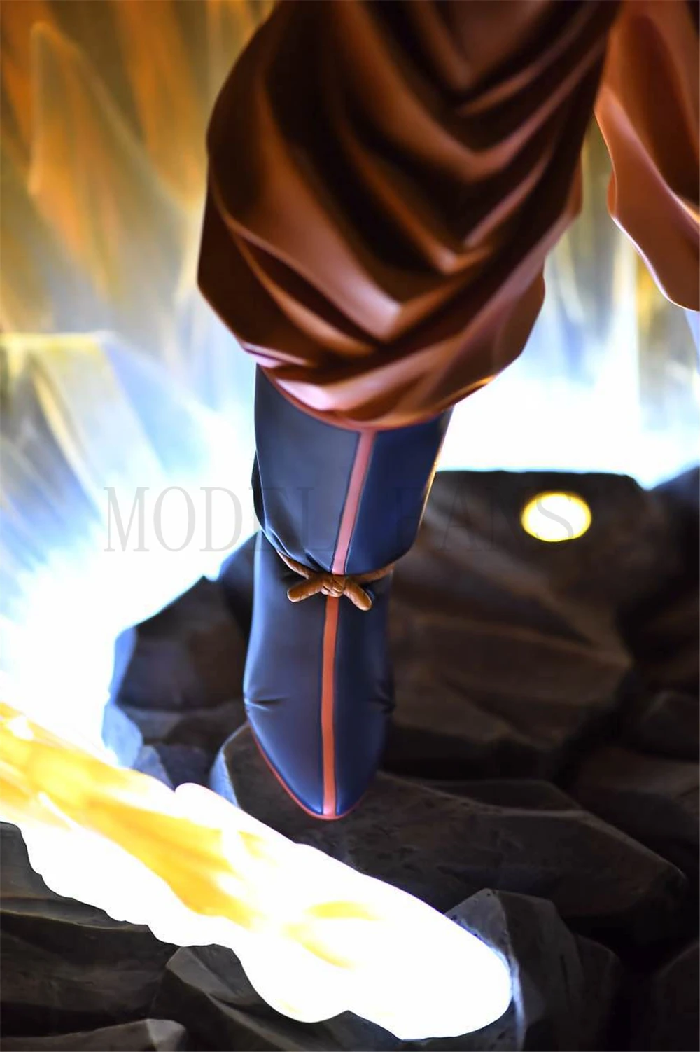 Модель вентиляторов Dragon Ball 1/3 75 см Супер saiyan 3 sonGoku gk статуя из смолы содержит светодиодный светильник