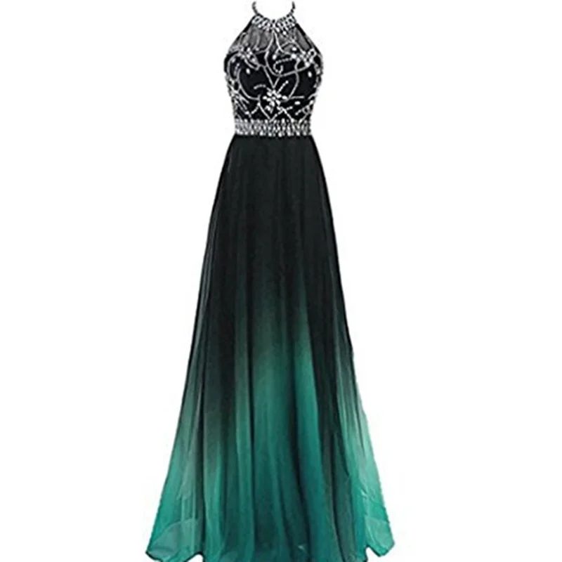 Beauty-Emily длинное вечернее платье с подвесной горловиной без рукавов кружевная