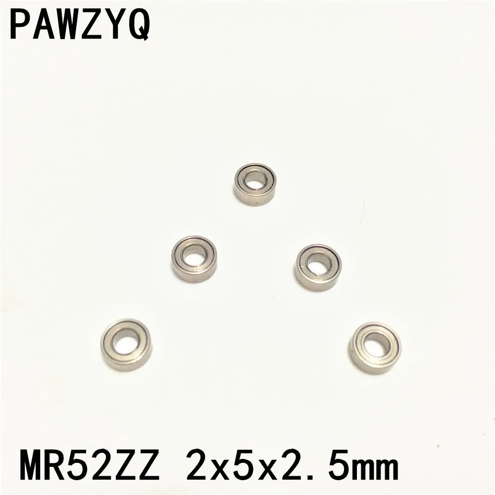 50 шт. MR52ZZ MR52 2Z 2x5x2 5 мм глубокий шаровой подшипник металлический экранированный