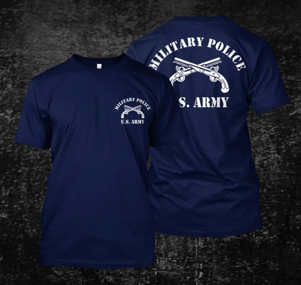 

Newest Cotton Cool Design 3D Tee Shirts Military Police Us Army Custom Men'S T-Shirt Tee T Shirts