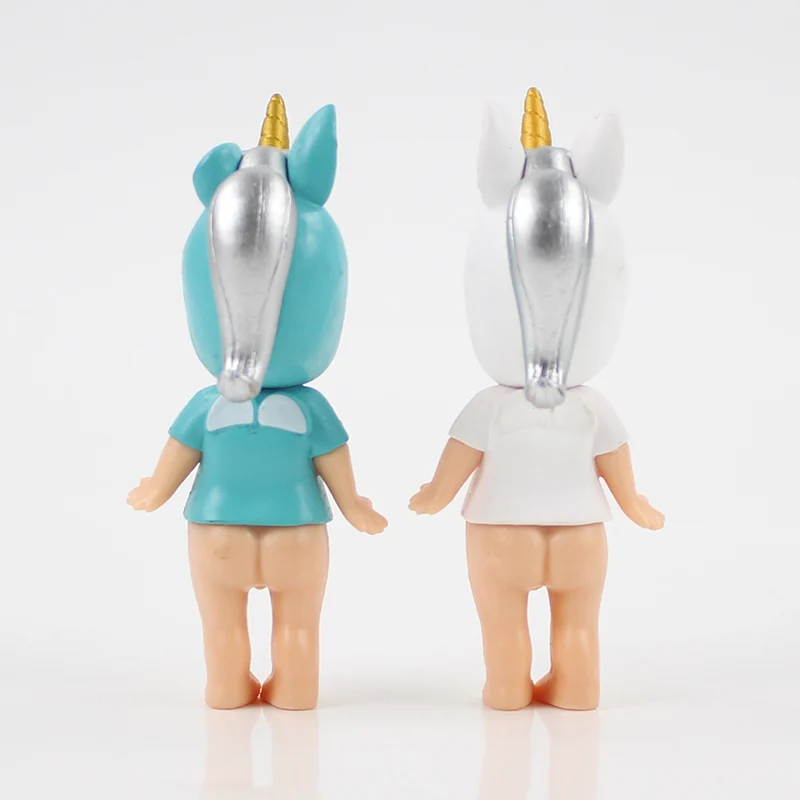 6 шт./лот 7 9 см Sonny Angel kawaii ПВХ фигурку Модель игрушка cos злого ангела утка в стиле