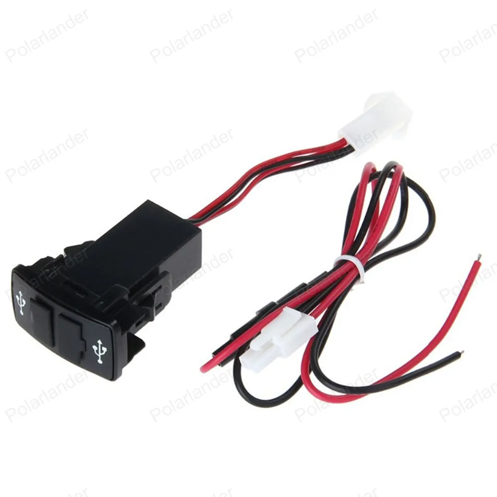 Новый специальный двойной адаптер с 2 usb разъемами для HONDA 5V 2.1A Преобразователь