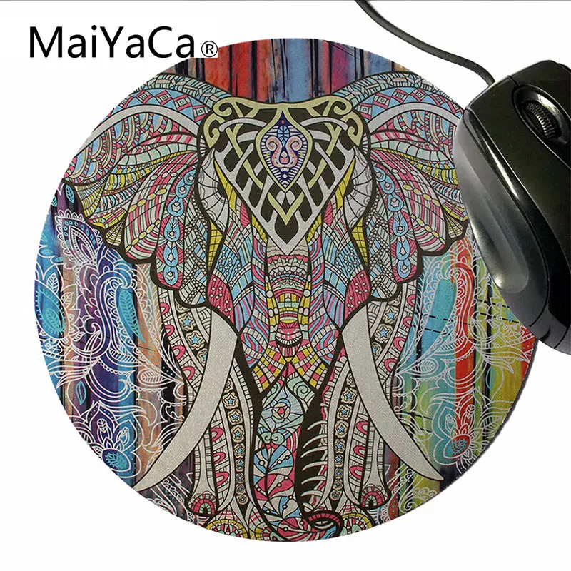 

MaiCaYa Outlet Elephant Colored Printed Mouse pad Speed/Control Version Mousepads For Optical/Trackball Mat Mice Pad Computer