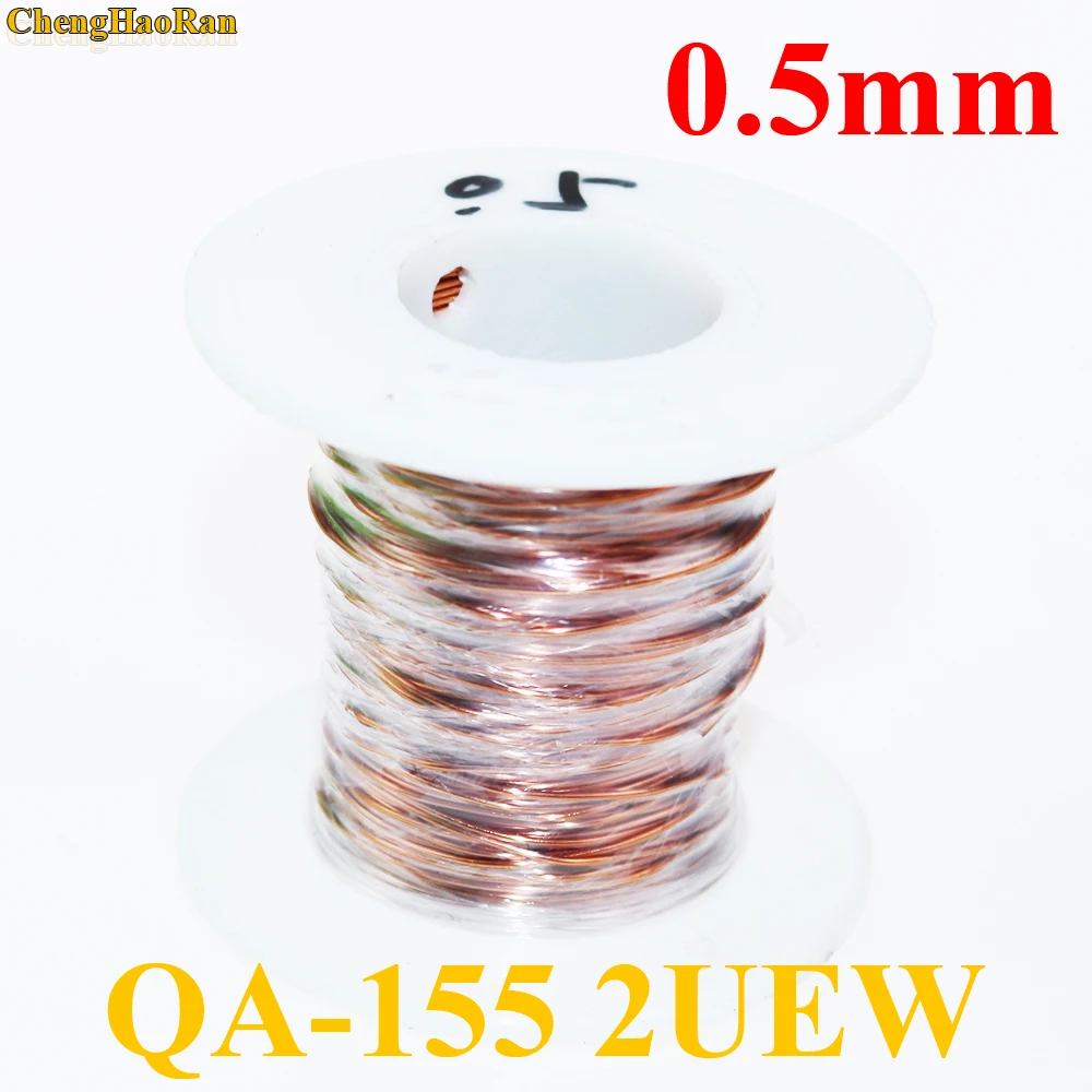 ChengHaoRan 0 5 мм Qa 1 155 2 в новый эмалированный медный провод Ремонтный кабель м